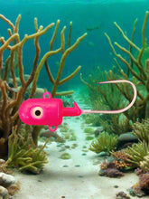 UV Pink Bullet Jig With Glow Eyes